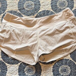 lululemon athletica Light Beige Women's Athletic Shorts